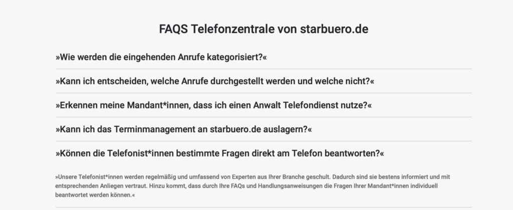 Artikelbild starbuero als Telefonzentrale