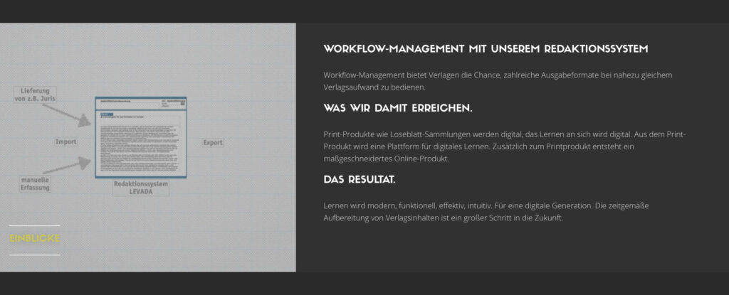 Website-Texte für netzkorsaren.de
Workflow-Management
